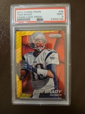 2014 Panini Prizm Tom Brady #36 Panini Logo PSA 9