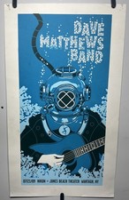 Dave Matthews Band Poster Jones Beach 2009 7/21/09 Methane Studio Edition