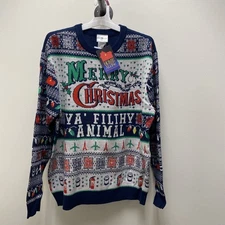 Home Alone Christmas Sweater Size XXL Merry Christmas Ya Filthy Animal