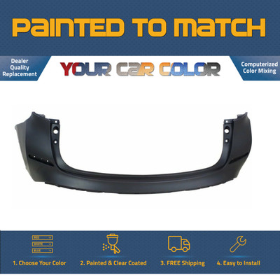 For 2015-2017 Nissan Murano Rear Upper Bumper Painted to Match