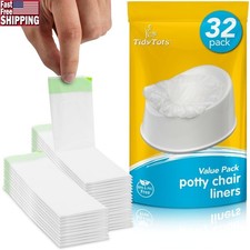 Disposable Potty Liners Toddler Toilet Chairs 32 Pack Leak Proof Easy Clean New