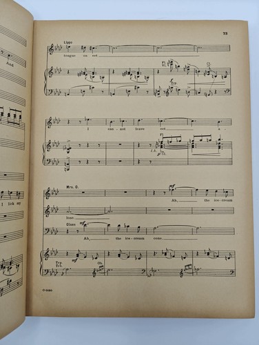 1948 Kurt Weill Street Scene 1st Ed Libretto Piano Vocal Score Langston Hughes - Picture 7 of 16