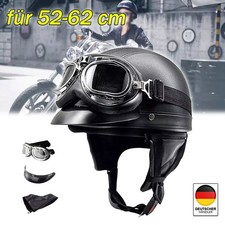Motorradhelm Roller Helm Motorrad Halbschalen...