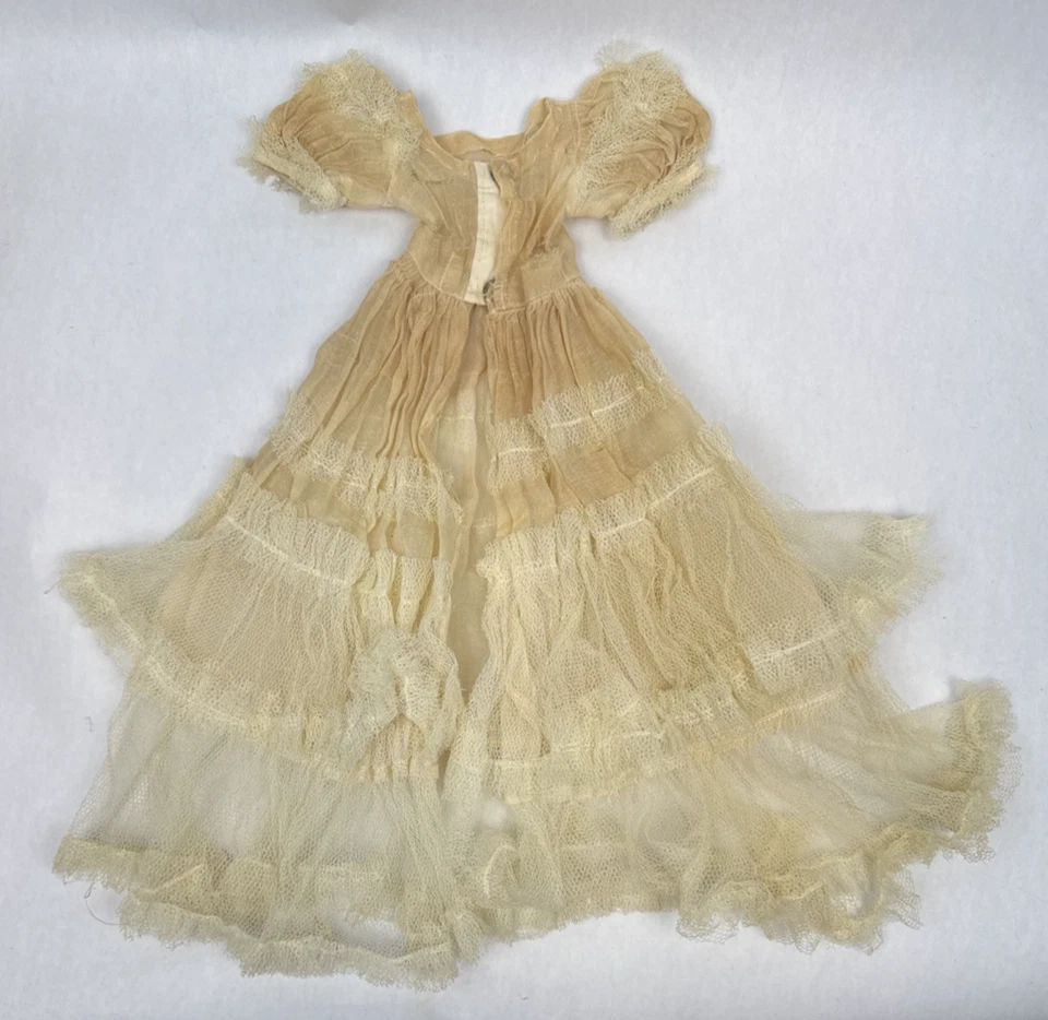 Vintage Doll Dress for French or German Bisque Doll or Early Antique - Image 2 of 4