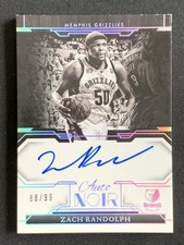 Zach Randolph 2023-24 Panini Noir Auto Black White /99 #NBW-ZRD
