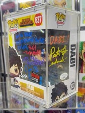 Funko Pop! #637 My Hero Academia Dabi Shared NYCC 2019 Ex Double Autographed