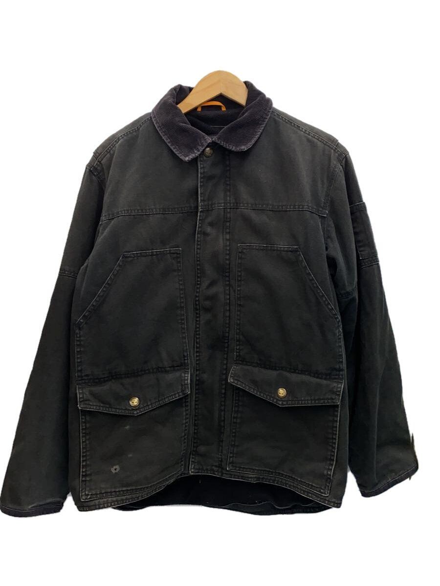 Giacca Timberland altra caccia S cotone nero anni 90 con fodera usata