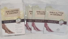 Skin 2.0 Shea Butter and Coconut Foot Masks Moisturizing Socks -Softens Calluses