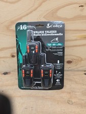 Walkie Talkie Cobra ACXT145 3Pack Compact 2-Way Radio 16 MILE RANGE RECHARGEABLE