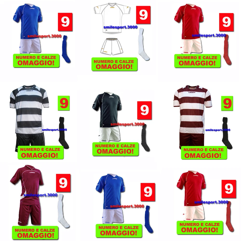 LEGEA Kit Completo Maglia E Pantaloncini Da Calcio Breda MC, Blu-Turchese, Taglia M, Traspirante E Resistente