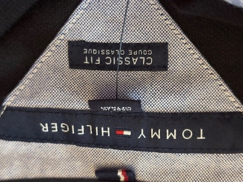 Tommy Hilfiger Men's Short Sleeve Classic Fit Coupe Classique Large Black NEW - Picture 4 of 4