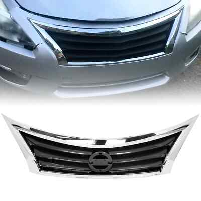 For Nissan Altima 2013 2014 2015 #623103TA0A Chrome Front Bumper Grille Upper
