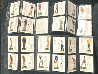 1939 SCARCE SET OF JOHN PLAYER CIGARETTE GOLF CARDS