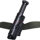 360' Rotation Retractable Baton Case Holster Black Holder Telescopic Holster New