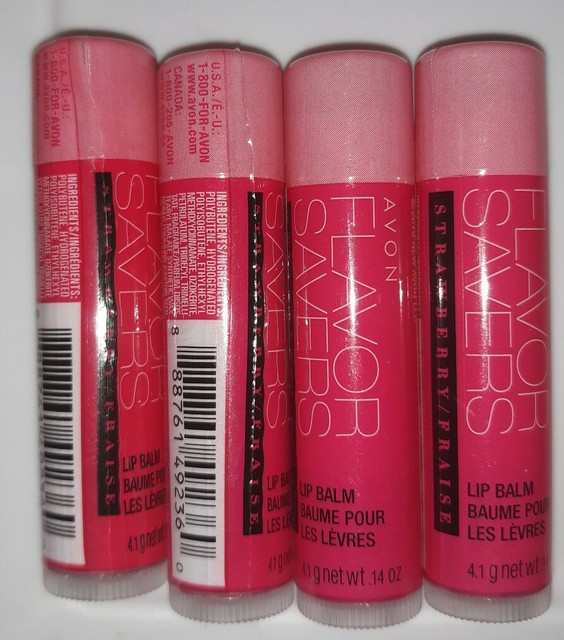 Avon Flavor Savers Lip Balm 2 of Each Melon Strawberry Vanilla for sale