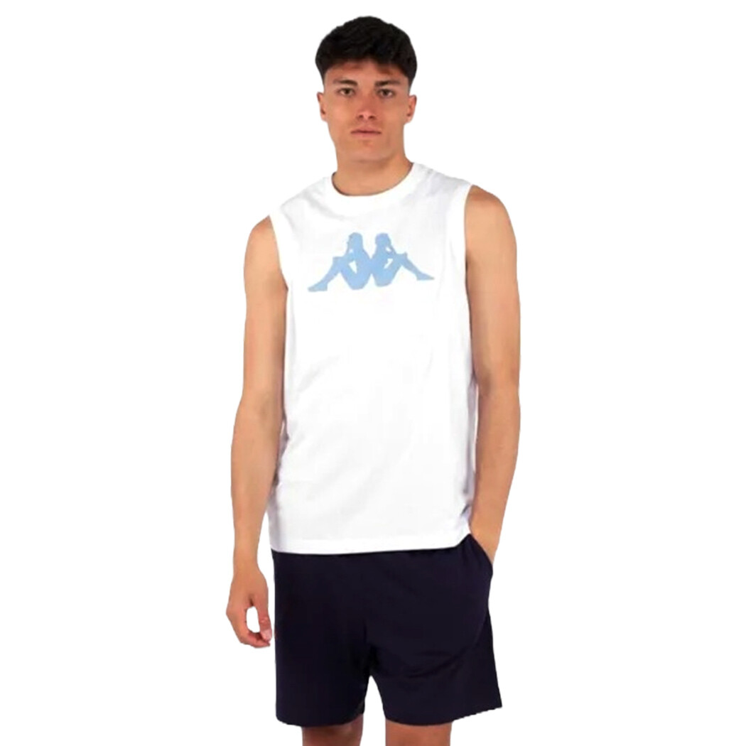 Kappa Canotta Uomo Donna Rossa - Modello 30368S0-A0M-M, Senza Maniche, Taglia M - 2