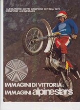 advertising Pubblicità-STIVALI MOTO ALPINESTARS '76-A. GRITTI -MOTOCROSS EPOCA