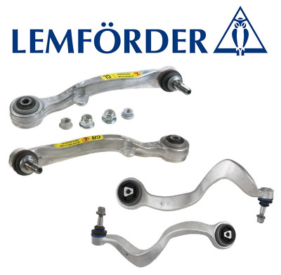 Front Upper Lower Control Arm Lt & Rt 4pcs OEM Lemforder for BMW 745i 750i 760i