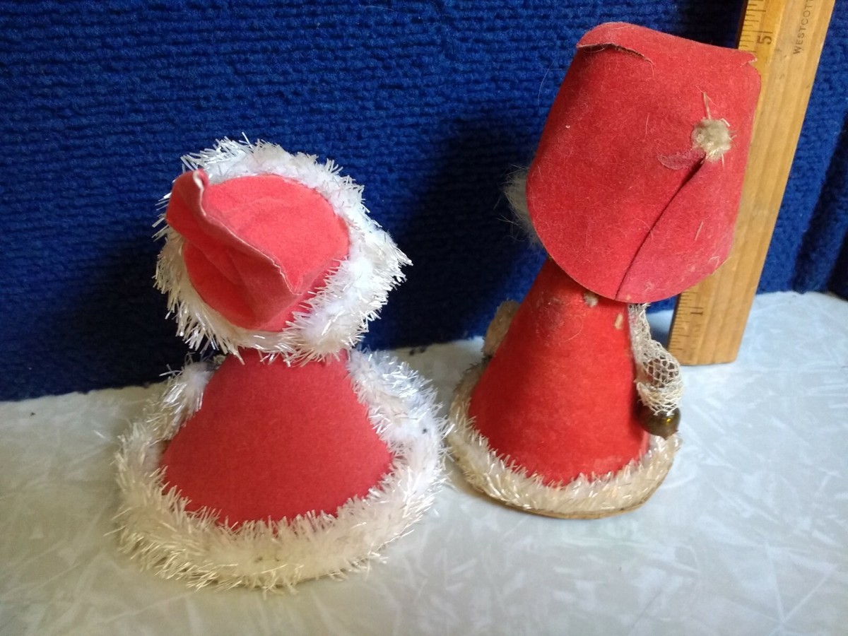 Lot of 2, Vintage Japan Christmas Cardboard Santa Figures | eBay