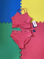 Habitual Girl Contrast Stitch Two-Piece Swimsuit size 14