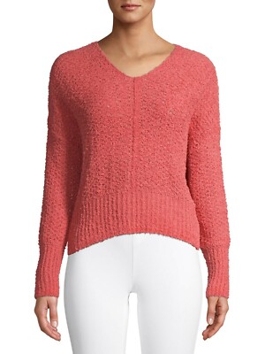 coral pullover sweater