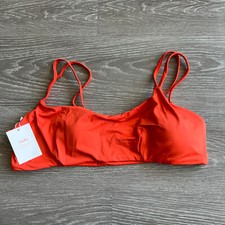 Andie Swim Rockaway Bikini Top XL Sire Double Strap NWT