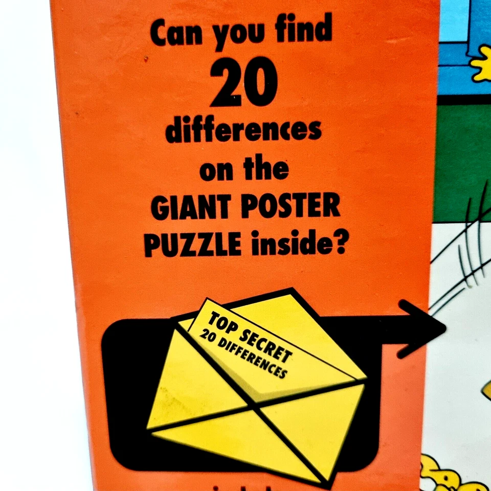 Blue Opal The Simpsons 300 Piece Jigsaw Puzzle Wotz The Difference Food Fight - image 4 of 4