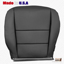 Fits 2005 2006 Acura RL Driver Side Bottom Perforated Leather Seat Cover Black
