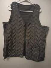 Heated, Women;s, Adjustable  Vest with USB Attached, Black, Adjusts to S,M,L
