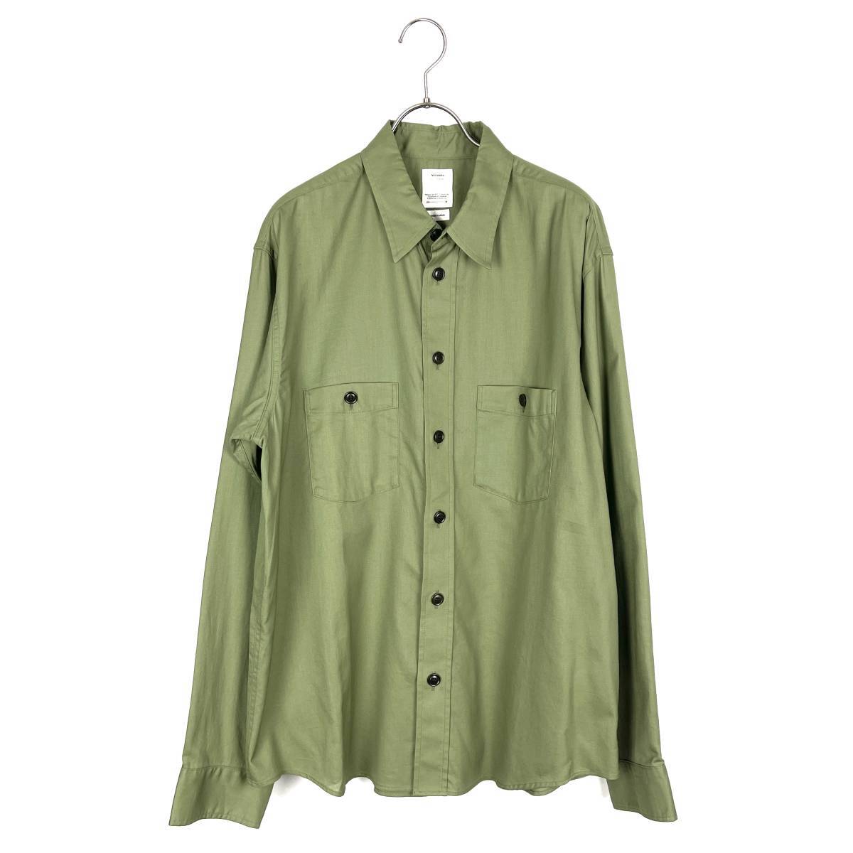 VISVIM USM ALBACORE SHIRT L/S COLLAGE 19SS (khaki) Size 3 from  