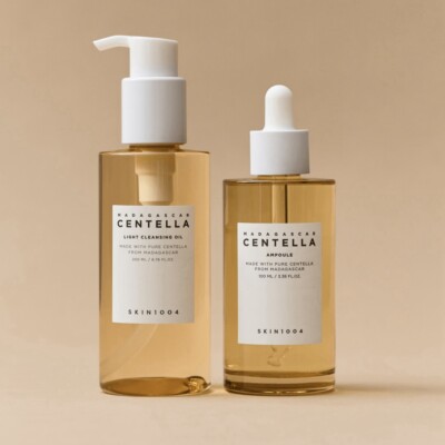 Skin 1004 Madagascar Cetella Ampoule 100ml Light Cleansing Oil 200ml Set