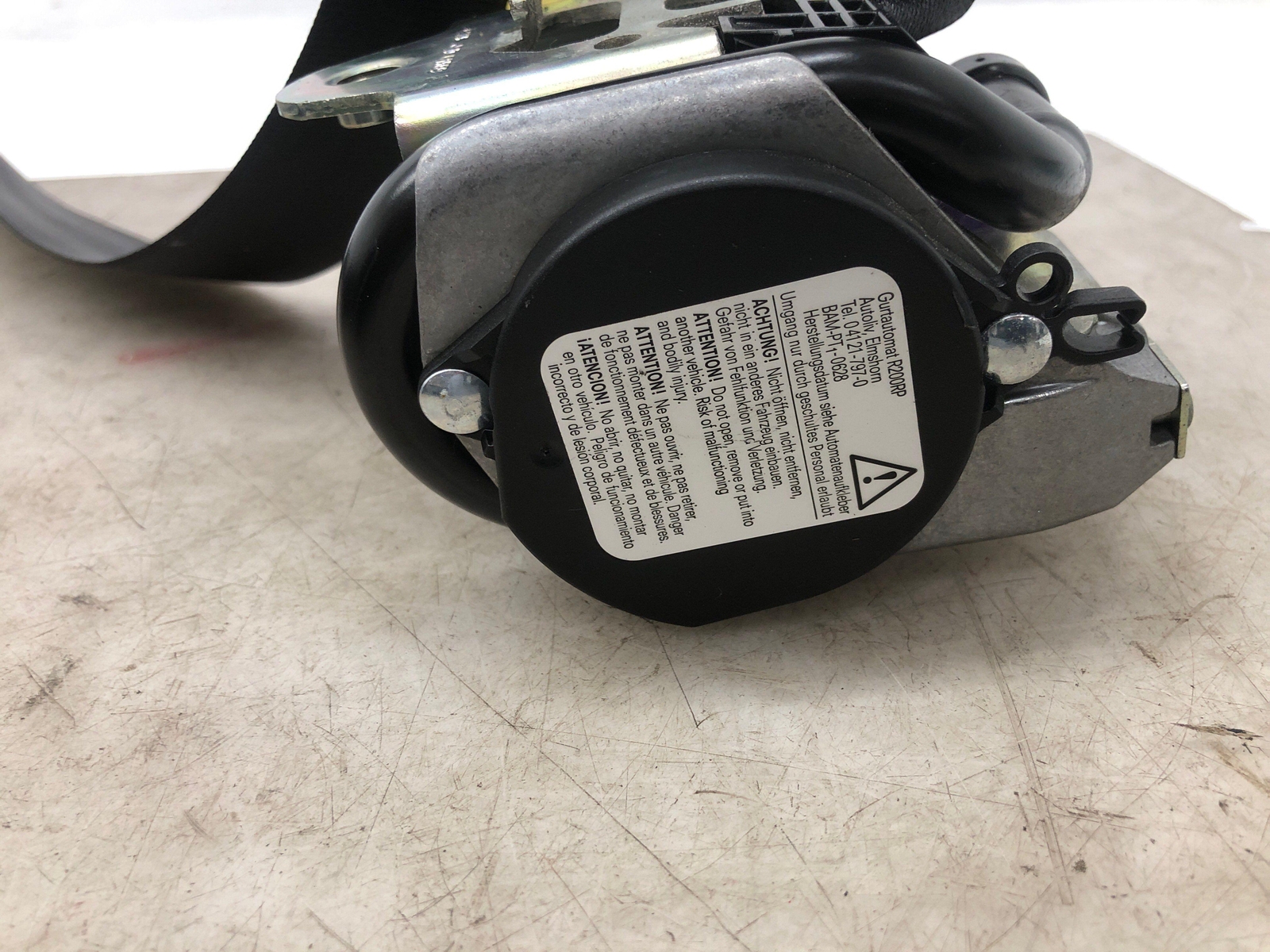 2006-2012 BENTLEY CONTINENTAL OEM FRONT RIGHT SEAT BELT RETRACTOR 3W5857706