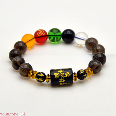 China Feng Shui The Five Elements Transport Crystal Bracelet Wealth Bracelet