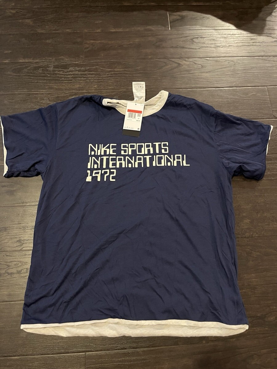 Nike Sportswear International 1972 Shirt Mens Sz Large DQ4247-141