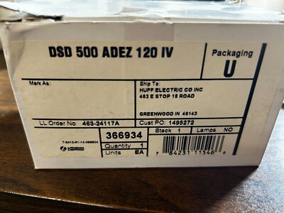 LITHONIA WALL SWITCH # DSD 500 ADEZ 120 IV