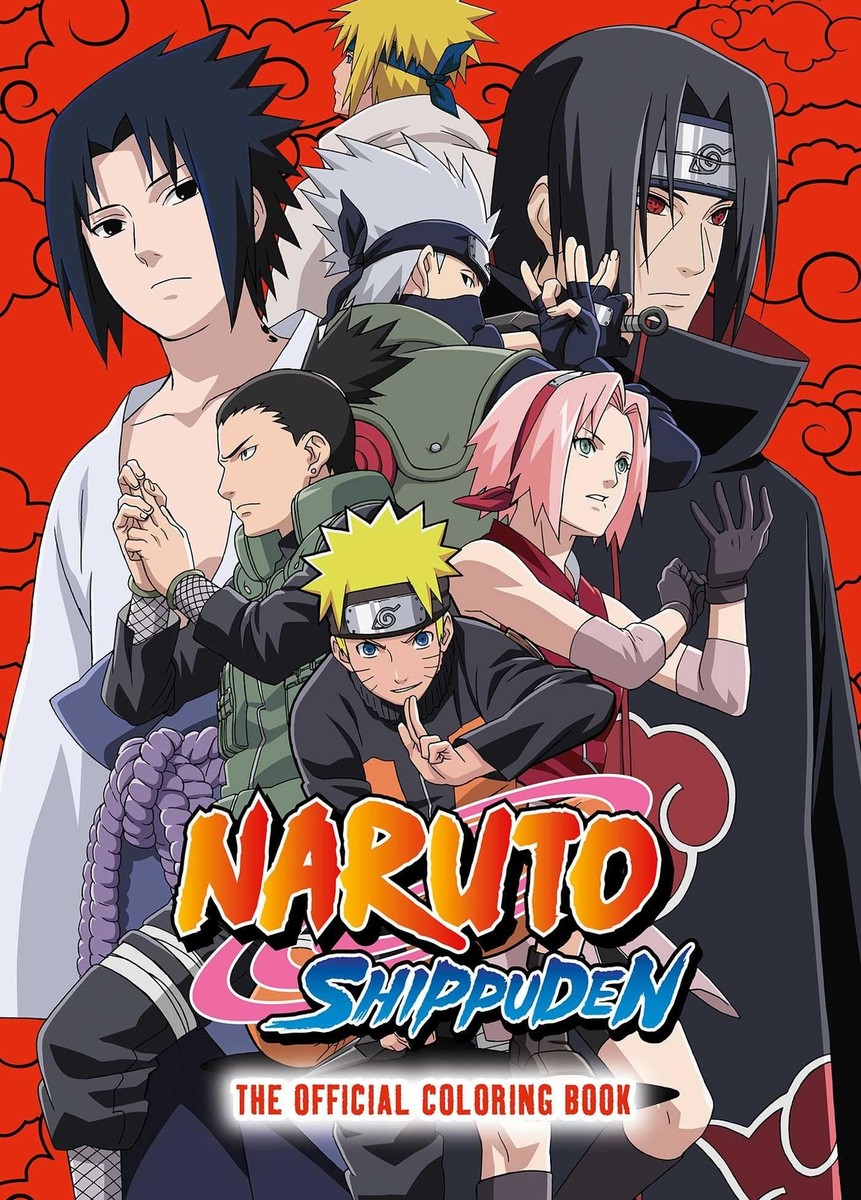 NARUTO SHIPPUDEN: The Official Coloring Book 9781974740932| eBay