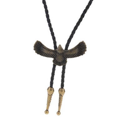 Mens Metall Adler Bolo Bola Krawatte Rodeo Western Cowboy Krawatte antike Bronze