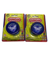 Duncan Toys Butterfly Yo-Yo, Beginner Yo-Yo with String, Steel Axle - Blue 2ct