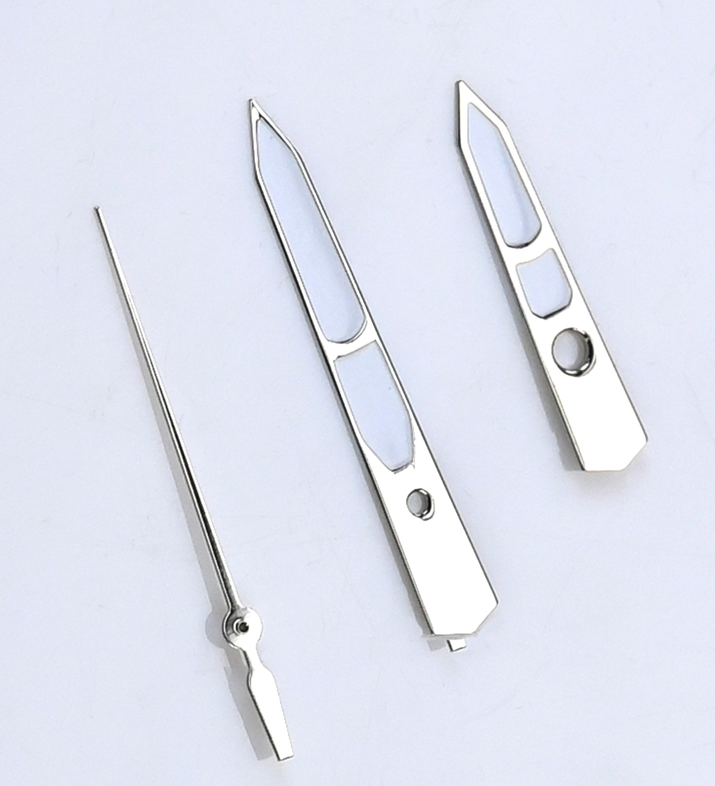 Silver Colour Quartz Watch Hands Set 120/70/17 ETA Fit 2035 Miyota