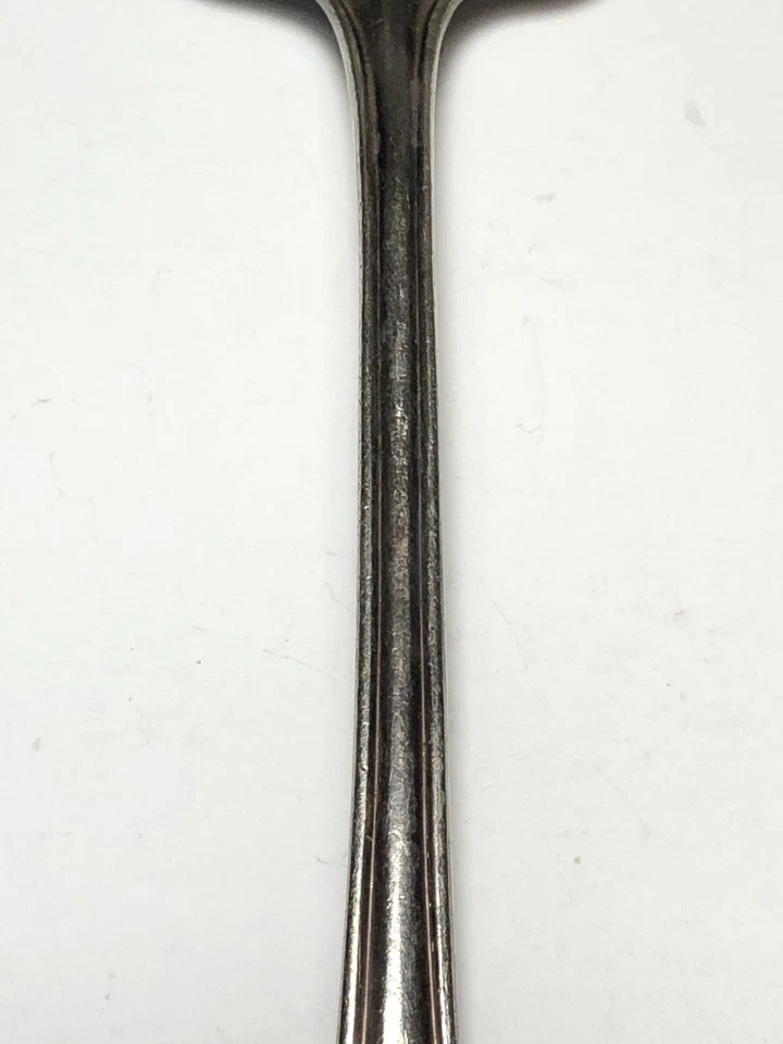 Cuchara de bayas monografiada de plata esterlina Gorham vintage estilo festoneado 1901 Foto 3 de 4