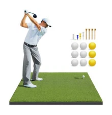Bltend Golf Mat, Golf Hitting Mats Practice Outdoor Indoor, Golf Artificial T...