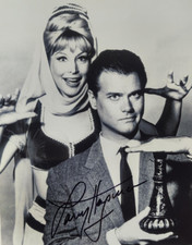 Larry Hagman Autographed 8x10 Photograph J.R. Ewing Dallas I Dream of Jeannie