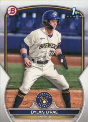 2023 Bowman Prospects #BP-143 Dylan O'Rae Milwaukee Brewers | eBay