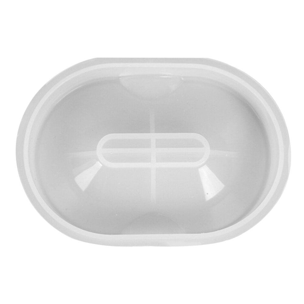 Resin Jewelry Organizer Craft DIY Soap Dish Silicone Mold Rack  -image