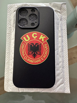 iphone 14 pro Silikon hülle albanische flagge UQK