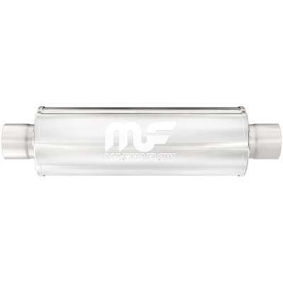 MagnaFlow 10416 Straight-Through Performance Muffler; 2.5in. Center/Center; 4x14