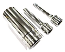 NEW Snap-on 3-Piece ADD-ON 1/4" Drive 6-point Deep Lot Set 1/8" 5/32" 5/8"