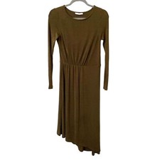 MANGO Asymmetrical Long Sleeved Dress