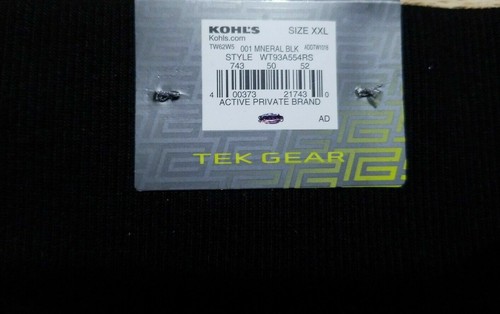 TEK GEAR WOMANS XXL Black DRYTEK Wicking Pants Fleece Midrise Straight Leg NWT - Picture 5 of 9