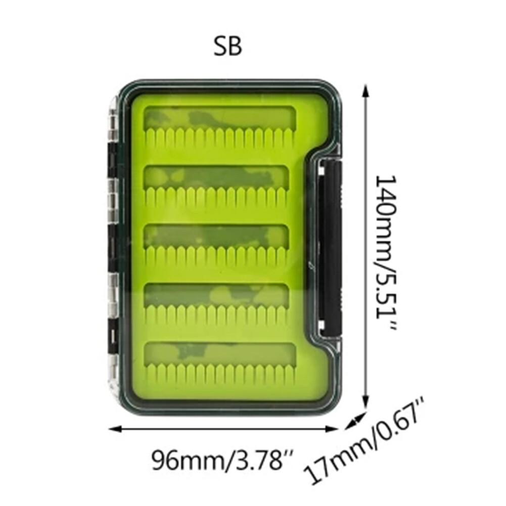 Waterproof Fly Box Silicone Fly Storage Box Fishing Accessories (S